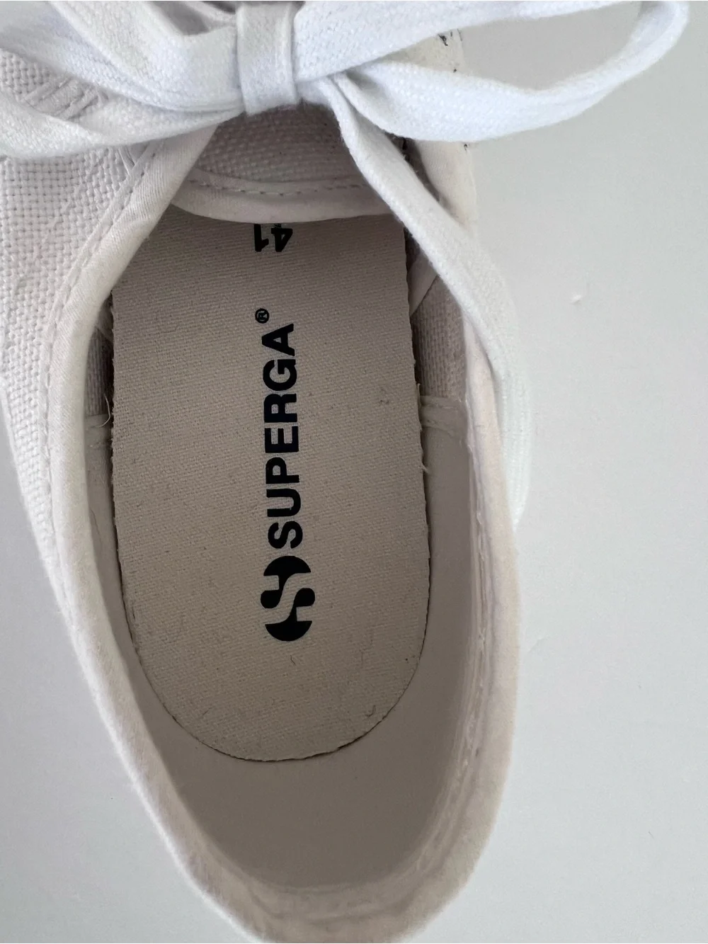 Superga 2750 White Canvas With Palm Tree Design